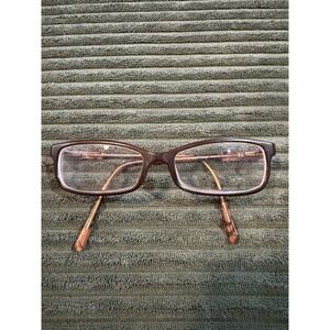 Burberry Eyeglass Frames Brown Rectangular Glasses B 2004‎ 3023 52[]16 140